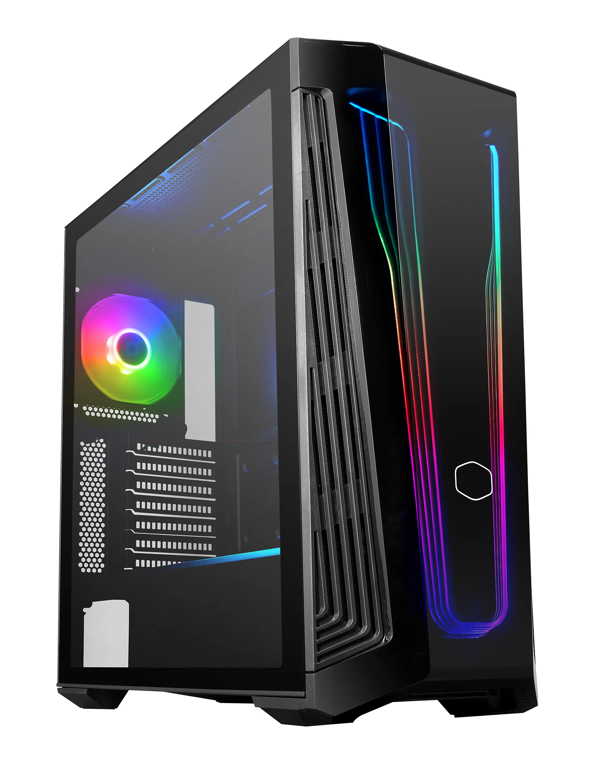 Cooler Master MasterBox 540 Midi-Tower Case with window and RGB lighting, Black