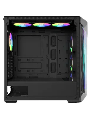 Cooler Master MasterBox 540 Midi-Tower Case with window and RGB lighting, Black