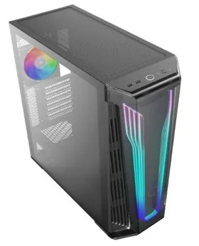 Cooler Master MasterBox 540 Midi-Tower Case with window and RGB lighting, Black