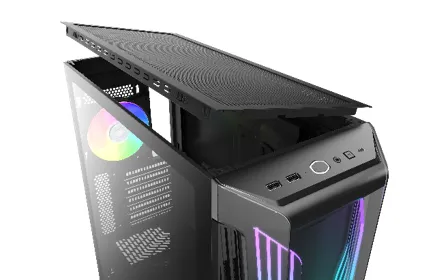 Cooler Master MasterBox 540 -miditornikotelo ikkunalla ja RGB-valaistuksella, musta