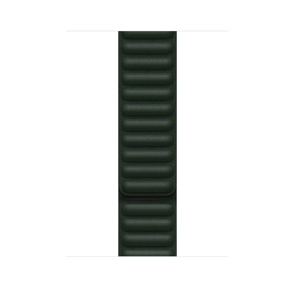 Apple Watch 45mm -nahkalenkki, Sequoia Green (M/L)