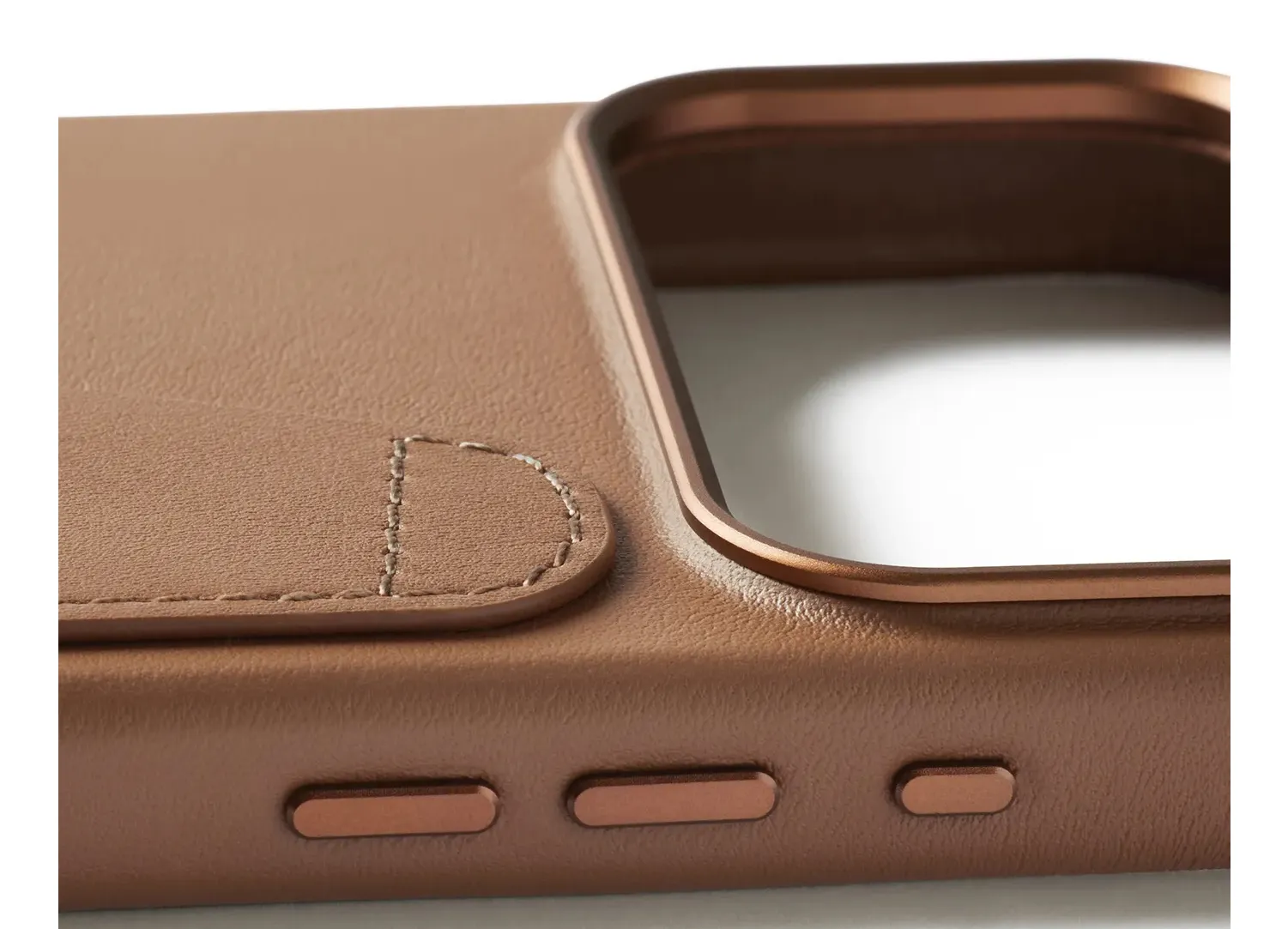 Mujjo MagSafe, iPhone 17 Pro Max -lompakkokotelo, Tan