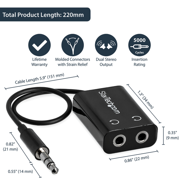 MINI JACK SPLITTER CABLE