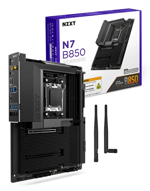 NZXT N7 B850 ATX - motherboard, Black