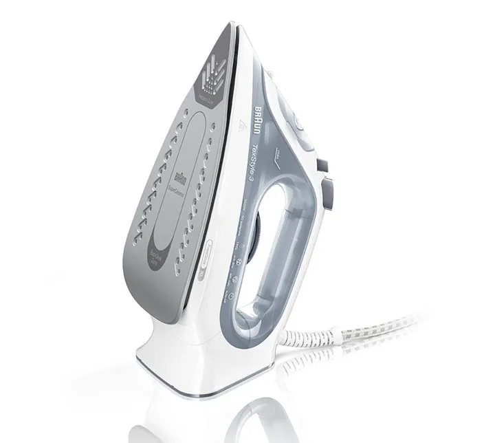 Braun TexStyle 3 SI 3054 GY, steam iron (white/grey)