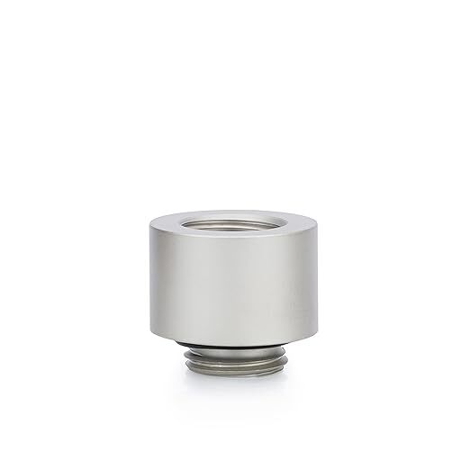 Thermal Grizzly DeltaMate Extender MF14, Extender Fitting, 14 mm, Matt Nickel
