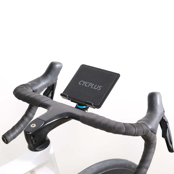 CYCPLUS Z7 Universal Indoor Bike Phone/Tablet Holder, Black, Aluminum Alloy