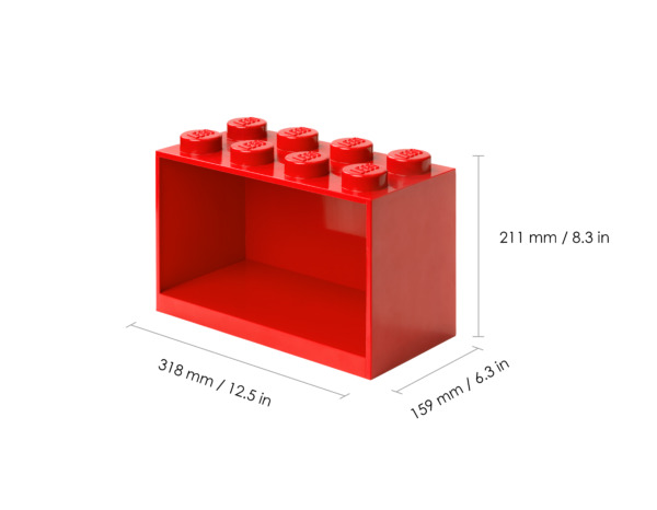 Room Copenhagen LEGO Regal Brick 8 Shelf 41151730 (red)
