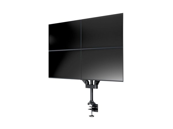 Multibrackets Gas Lift Arm Quad - monitor arm, black, 15&quot;-32&quot;, 10Kg