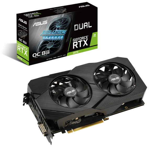 Asus GeForce RTX 2070 Dual EVO OC V2 8GB - Graphics card