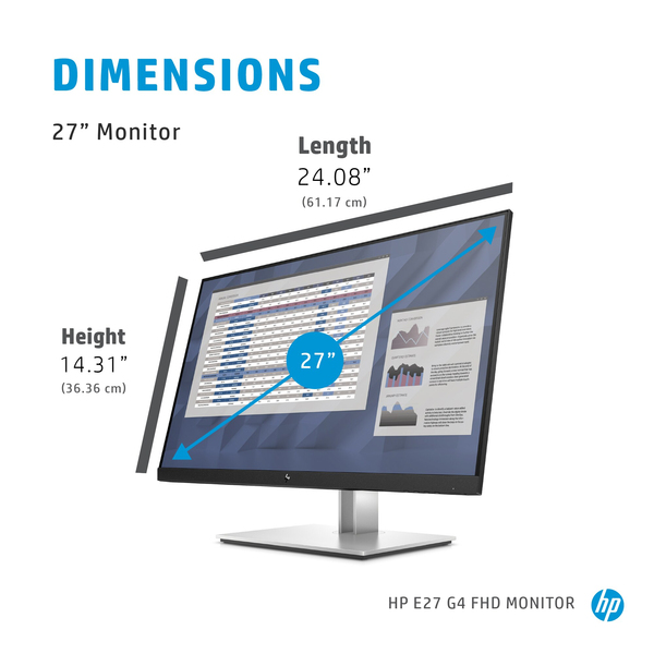 HP 27" E-Series E27 G4 Full HD, IPS - monitor