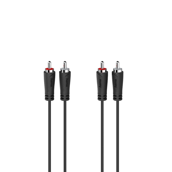 Hama 2x RCA audio cable, 0.5 m