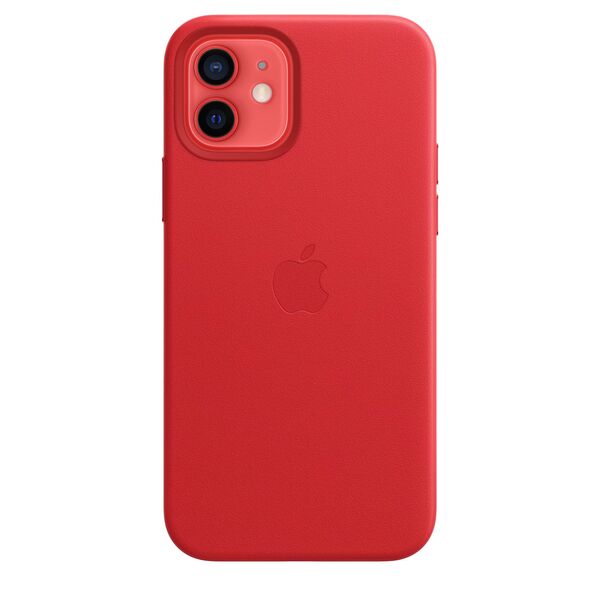 Apple iPhone 12 / 12 Pro, MagSafe - l&auml;derskal, (PRODUCT)RED