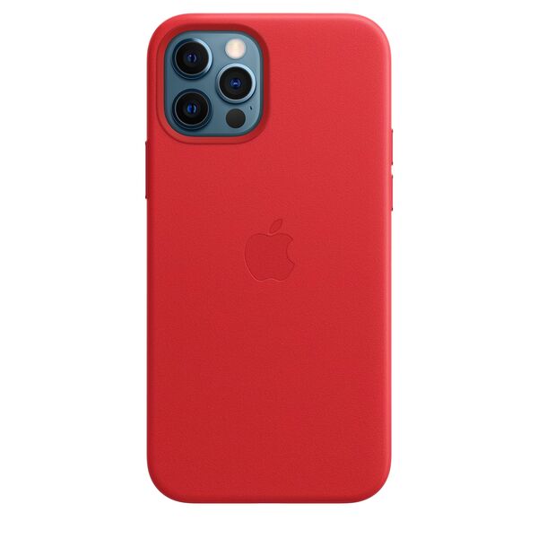 Apple iPhone 12 / 12 Pro, MagSafe - l&auml;derskal, (PRODUCT)RED