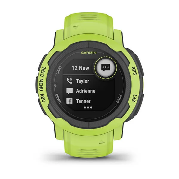 Garmin Instinct 2 -urheilukello, Electric Lime