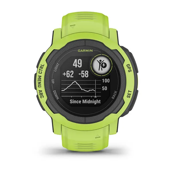 Garmin Instinct 2 -urheilukello, Electric Lime