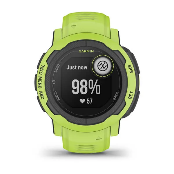 Garmin Instinct 2 -urheilukello, Electric Lime