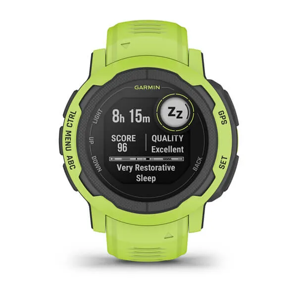 Garmin Instinct 2 -urheilukello, Electric Lime