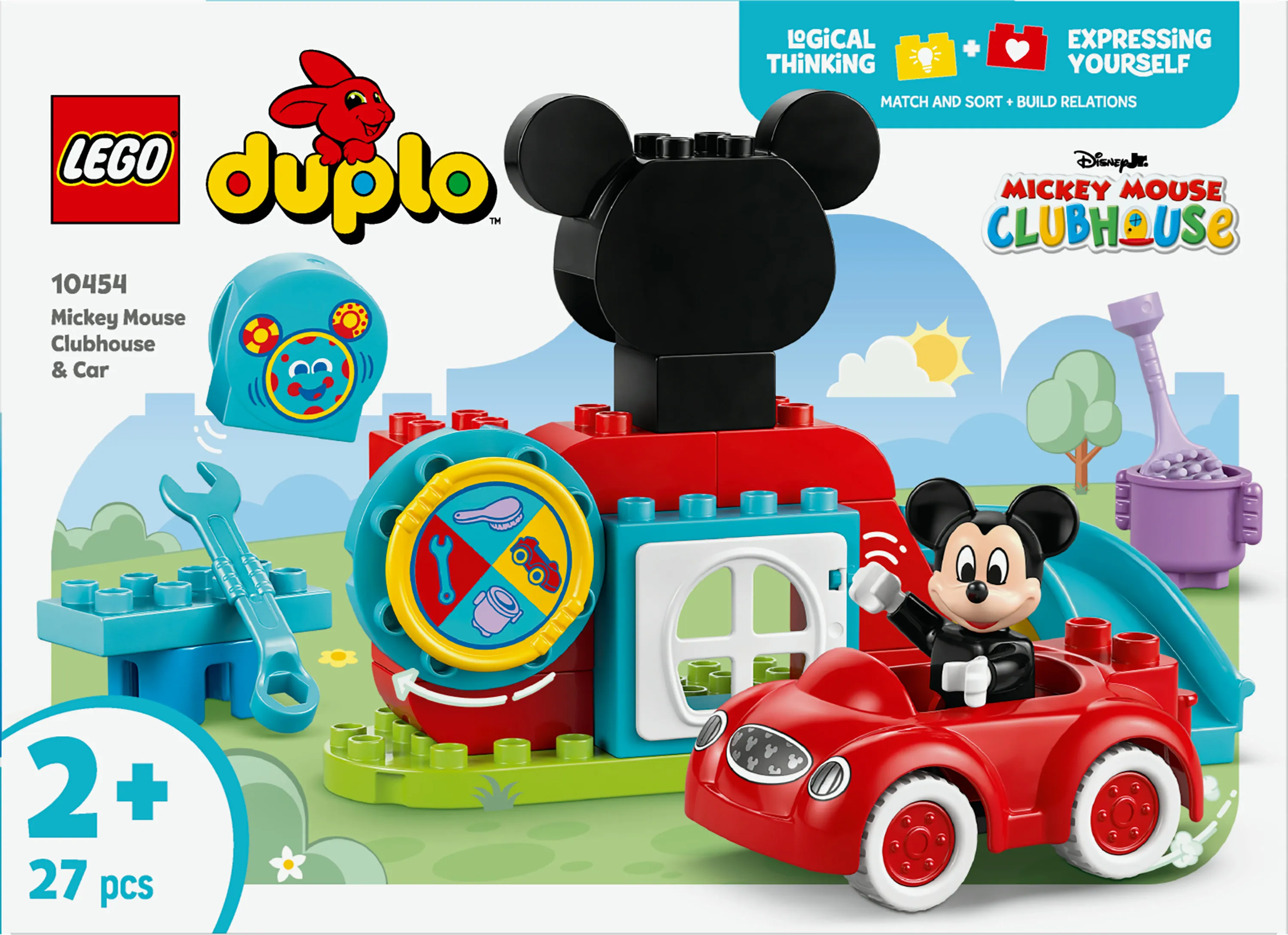 LEGO DUPLO Mikki Hiiren kerhotalo ja auto 10454