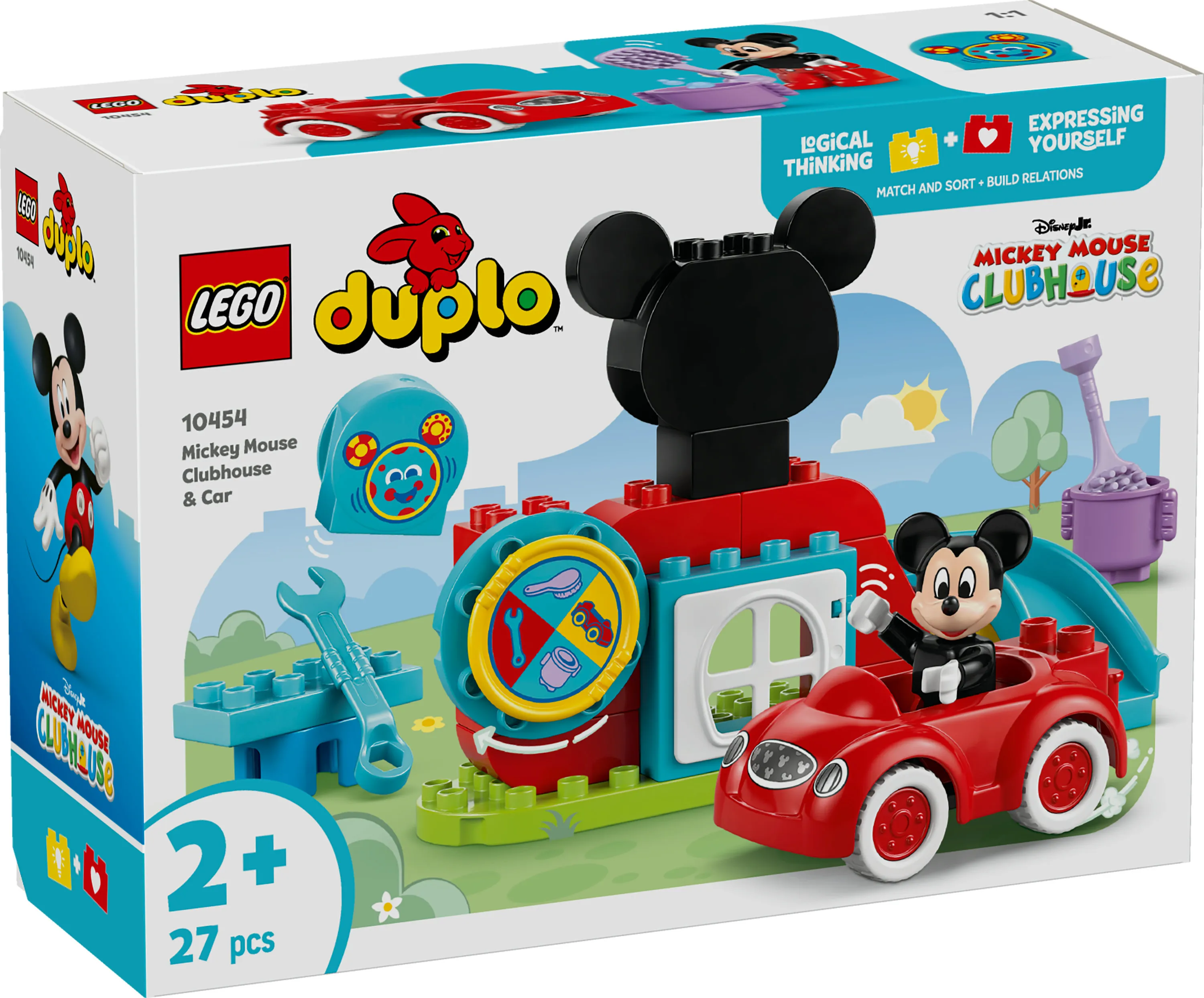 LEGO DUPLO Mikki Hiiren kerhotalo ja auto 10454