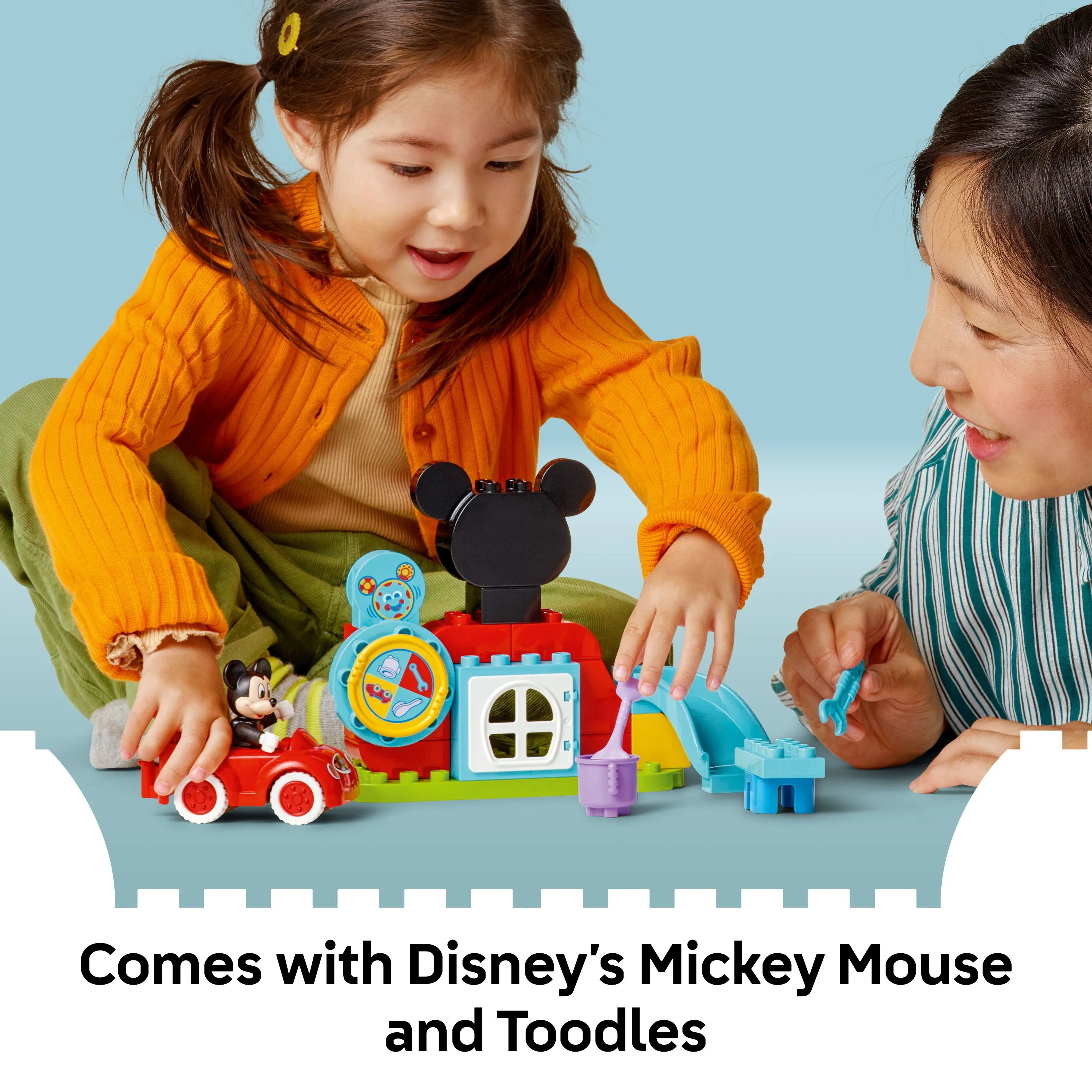 LEGO DUPLO Mikki Hiiren kerhotalo ja auto 10454