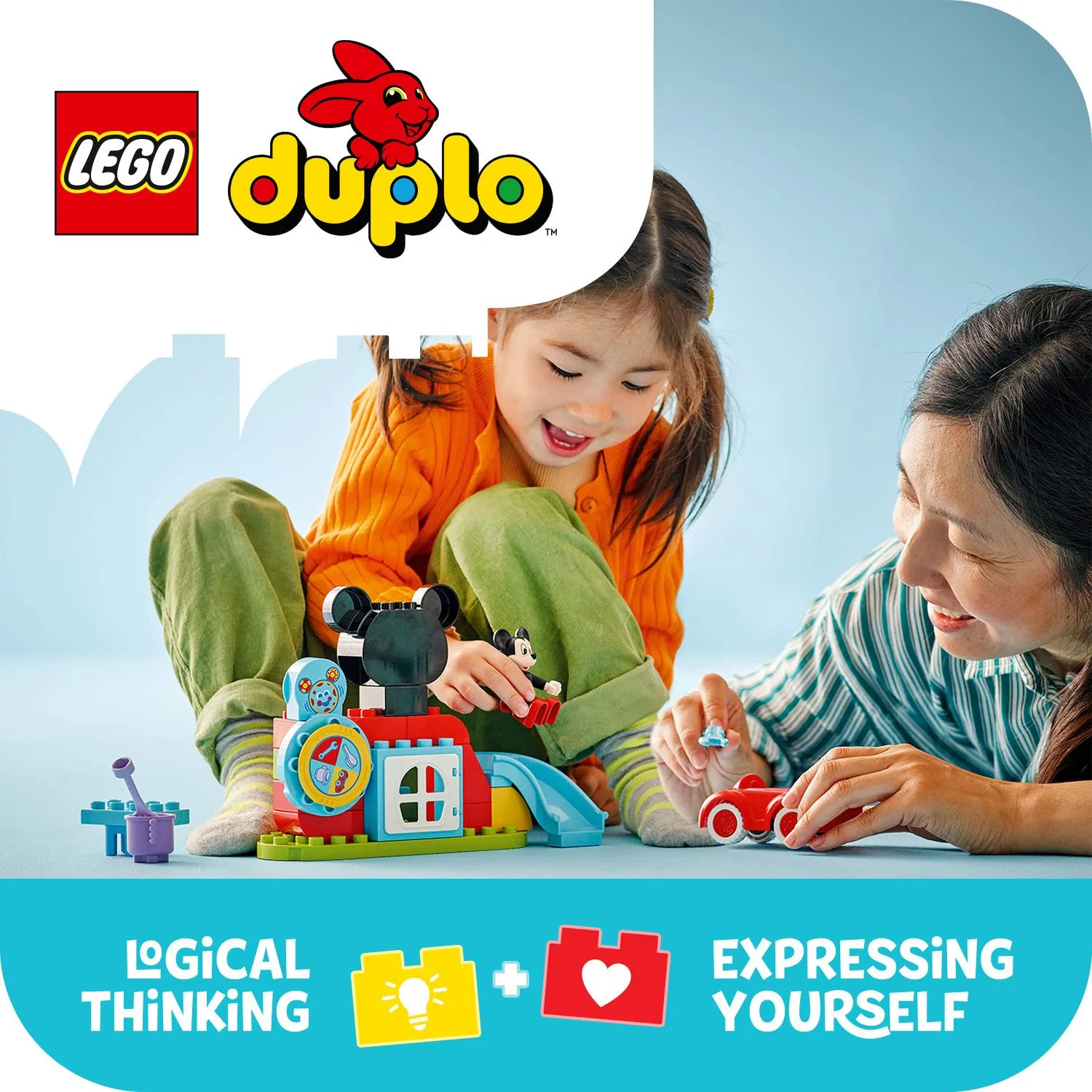 LEGO DUPLO Mikki Hiiren kerhotalo ja auto 10454