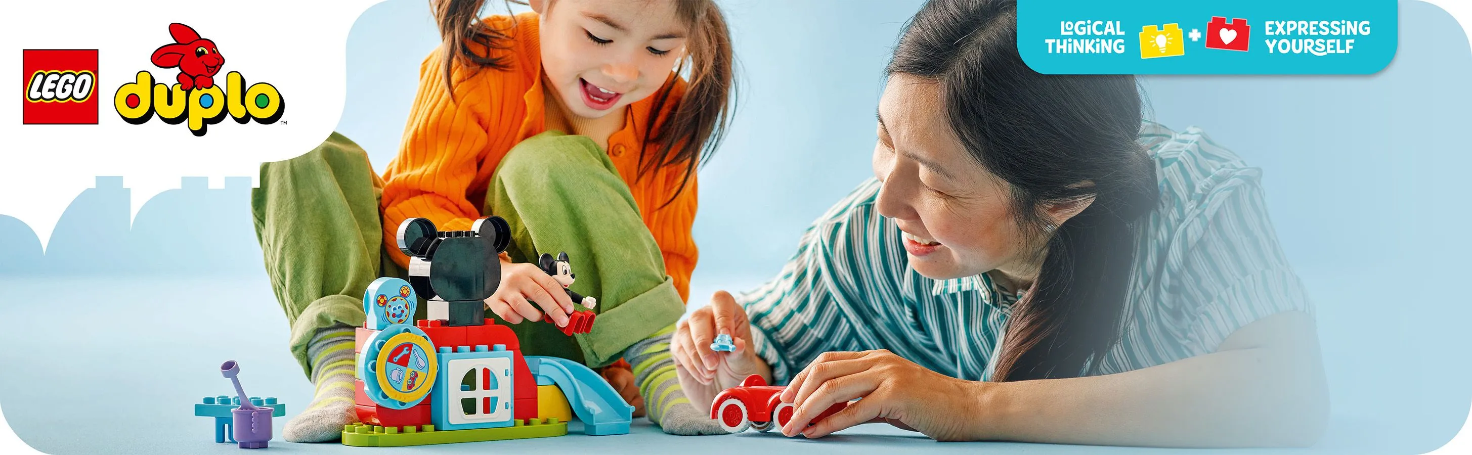 LEGO DUPLO Mikki Hiiren kerhotalo ja auto 10454