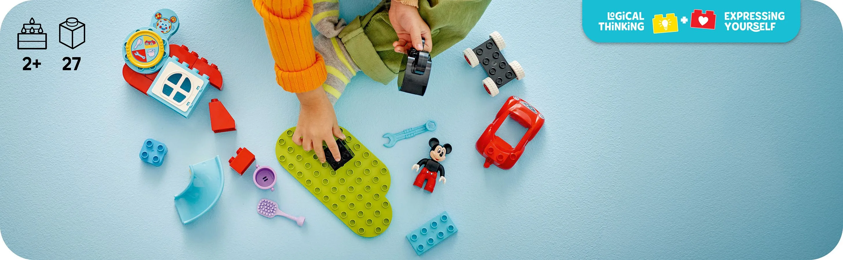 LEGO DUPLO Mikki Hiiren kerhotalo ja auto 10454