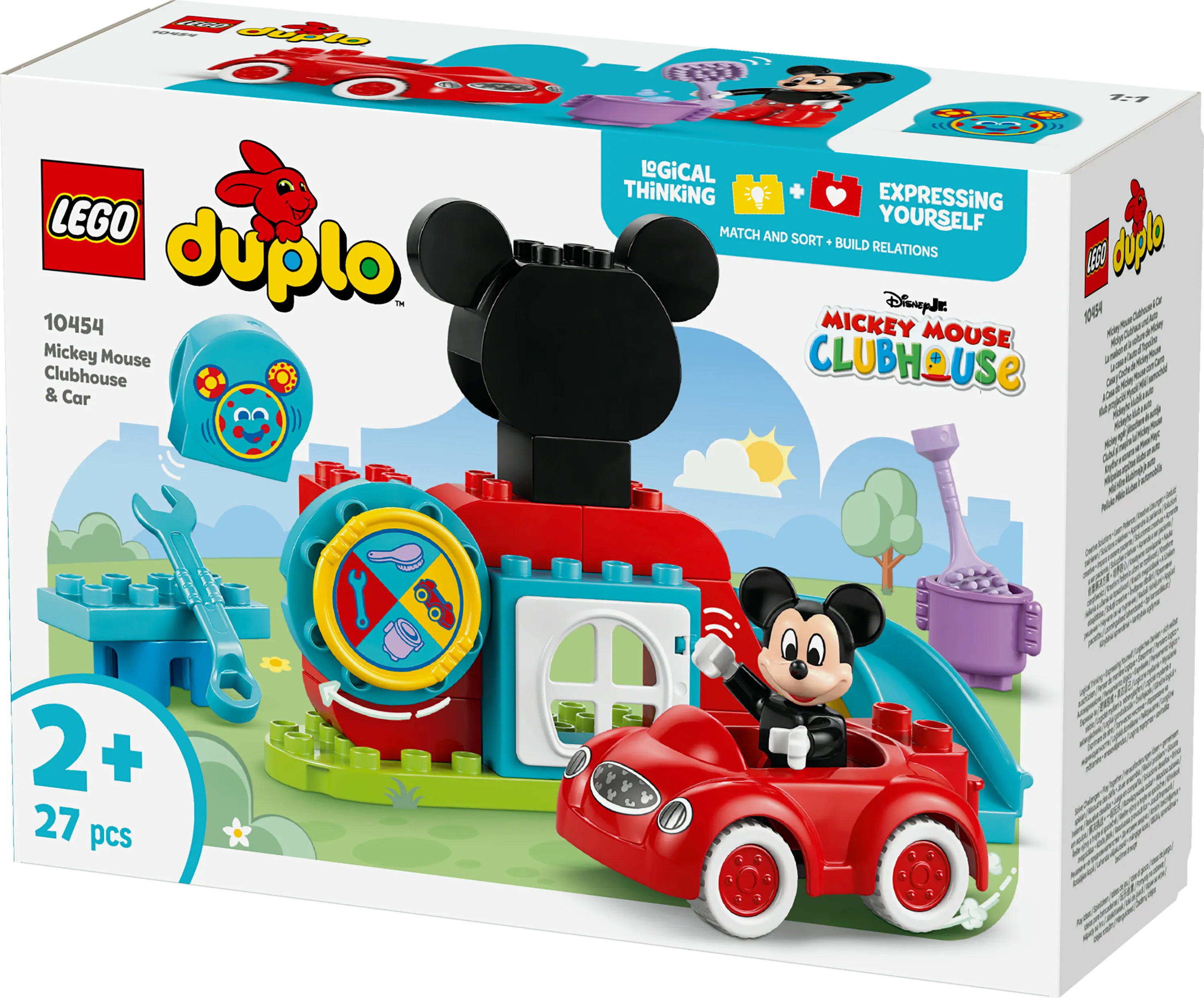 LEGO DUPLO Mikki Hiiren kerhotalo ja auto 10454