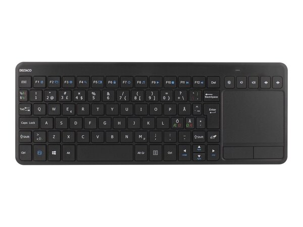 Deltaco TB-504 Mini - wireless keyboard, black