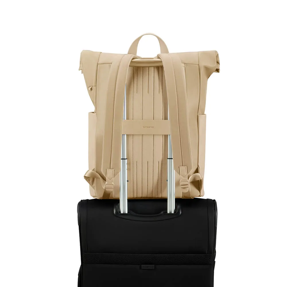 Samsonite 4Pack Rolltop - datorryggs&auml;ck, sand, 15.6"