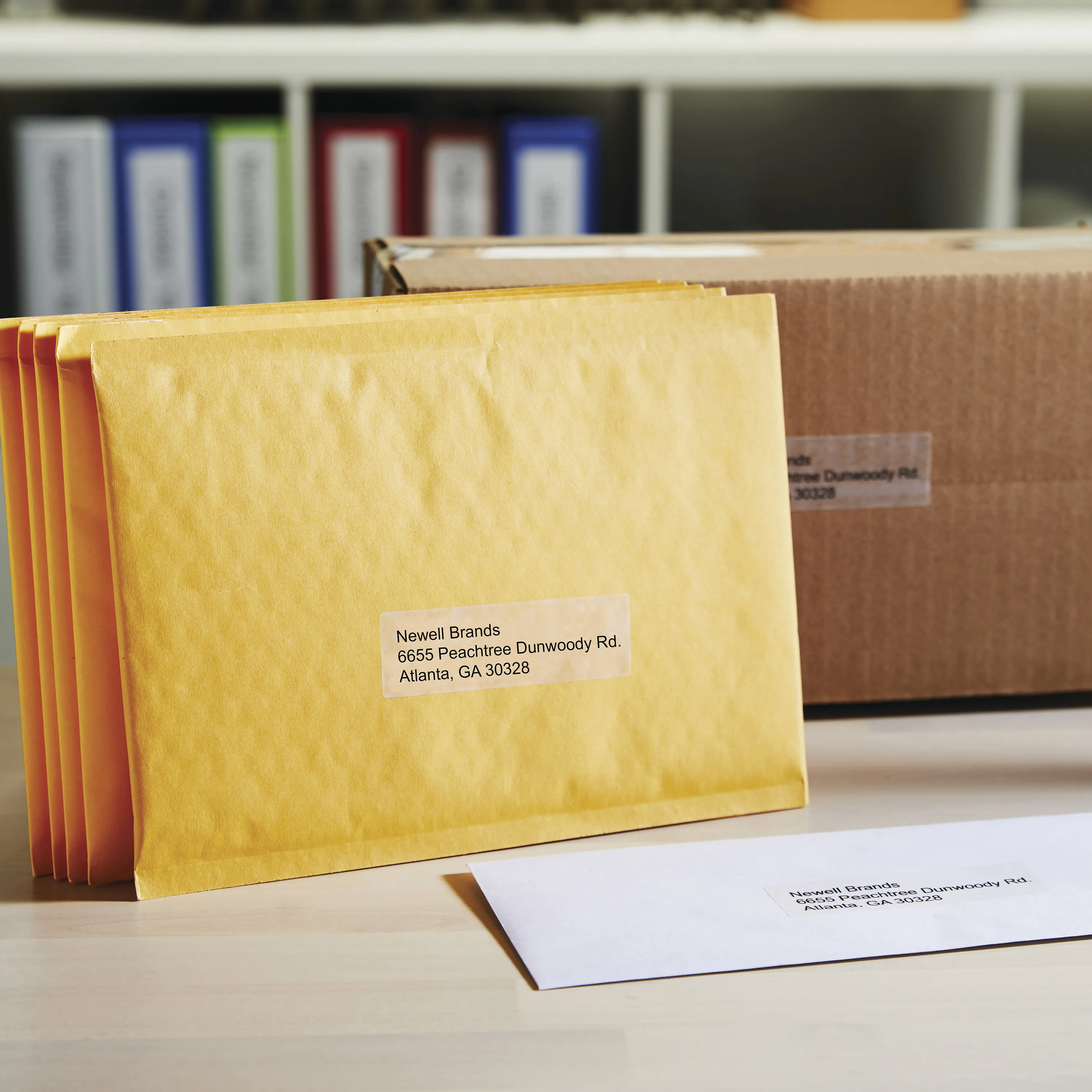 DYMO LabelWriter stora transparenta adressetiketter, 89x36mm, 260st