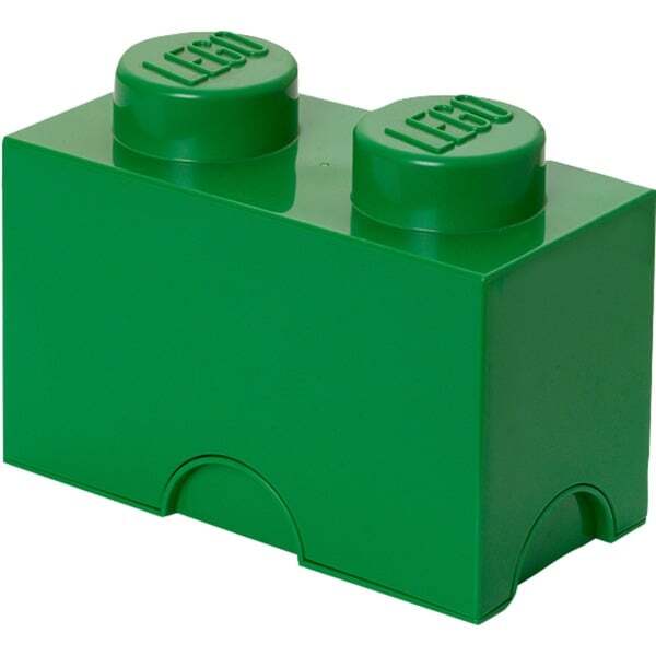 Room Copenhagen LEGO Storage Brick 2 green - RC40021734