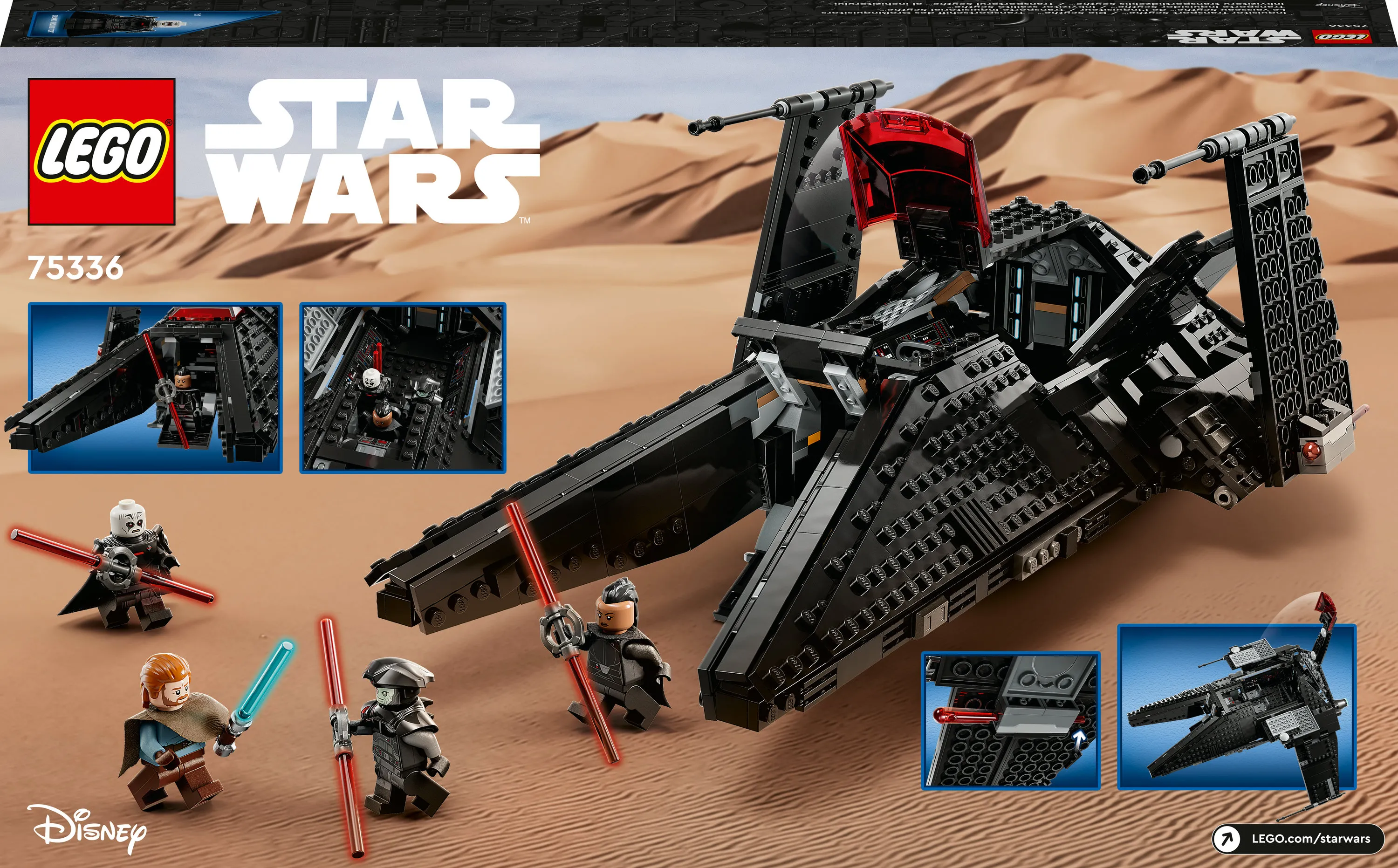 Lego Star Wars The Scythe - Grand Inquisitors Transport Ship 75336