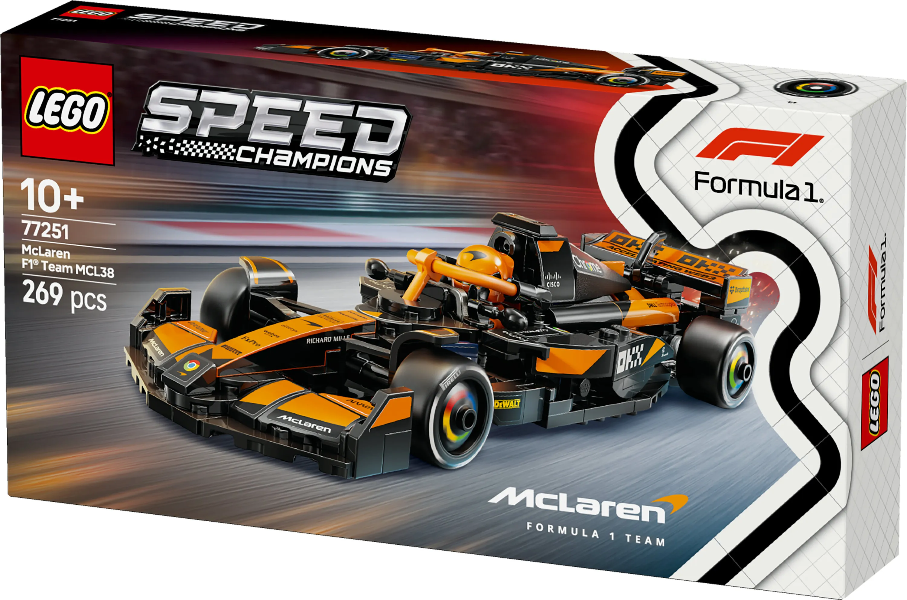 LEGO Speed Champions McLaren F1 Team MCL38 Racerbil 77251