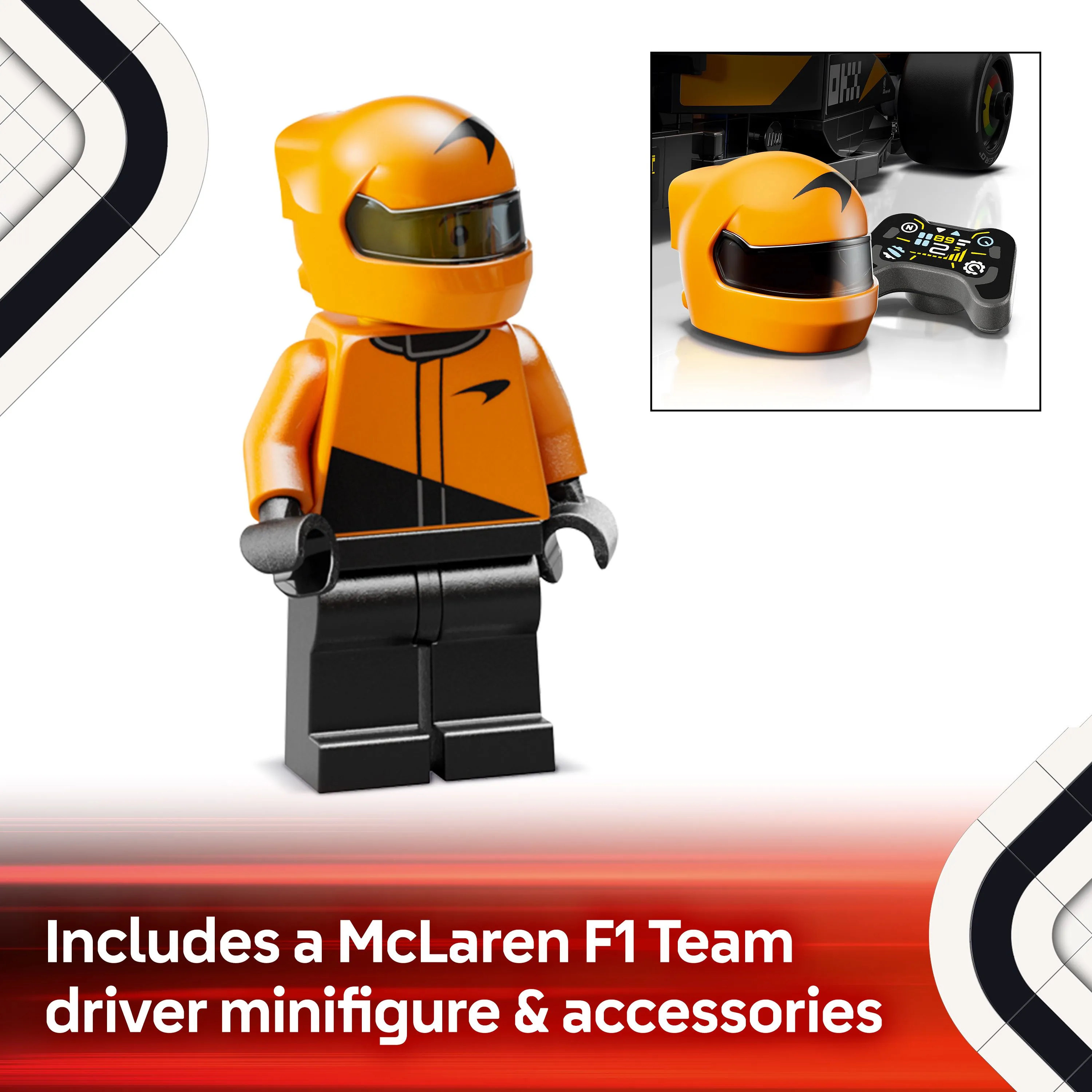 LEGO Speed Champions McLaren F1 Team MCL38 Racerbil 77251