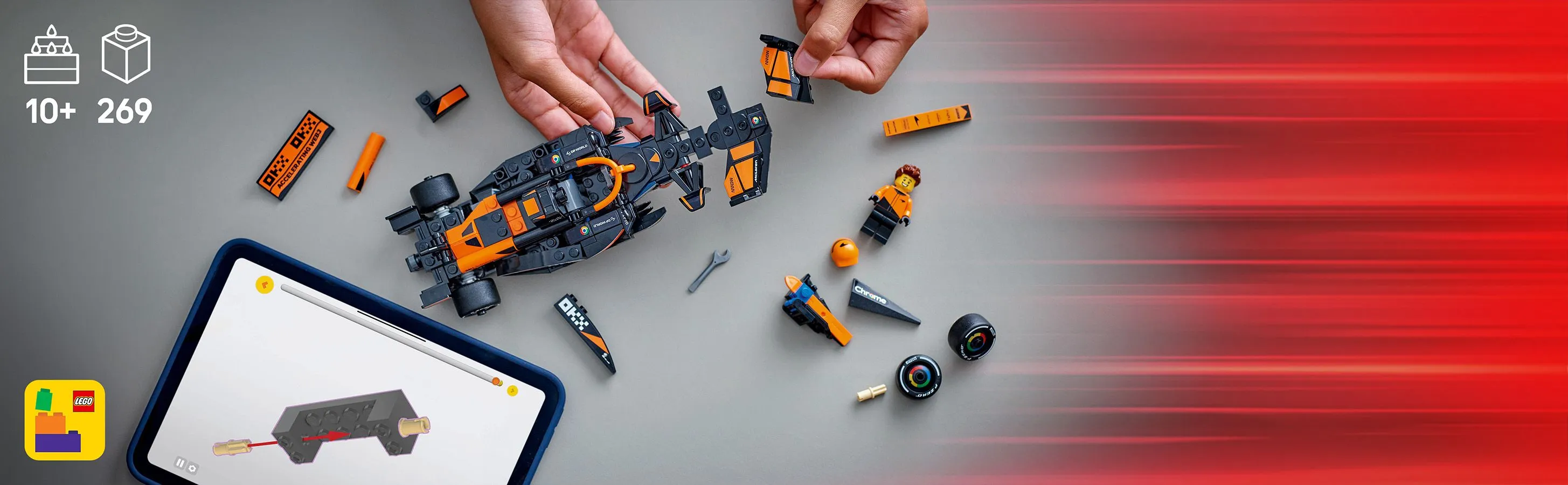 LEGO Speed Champions McLaren F1 Team MCL38 Racerbil 77251