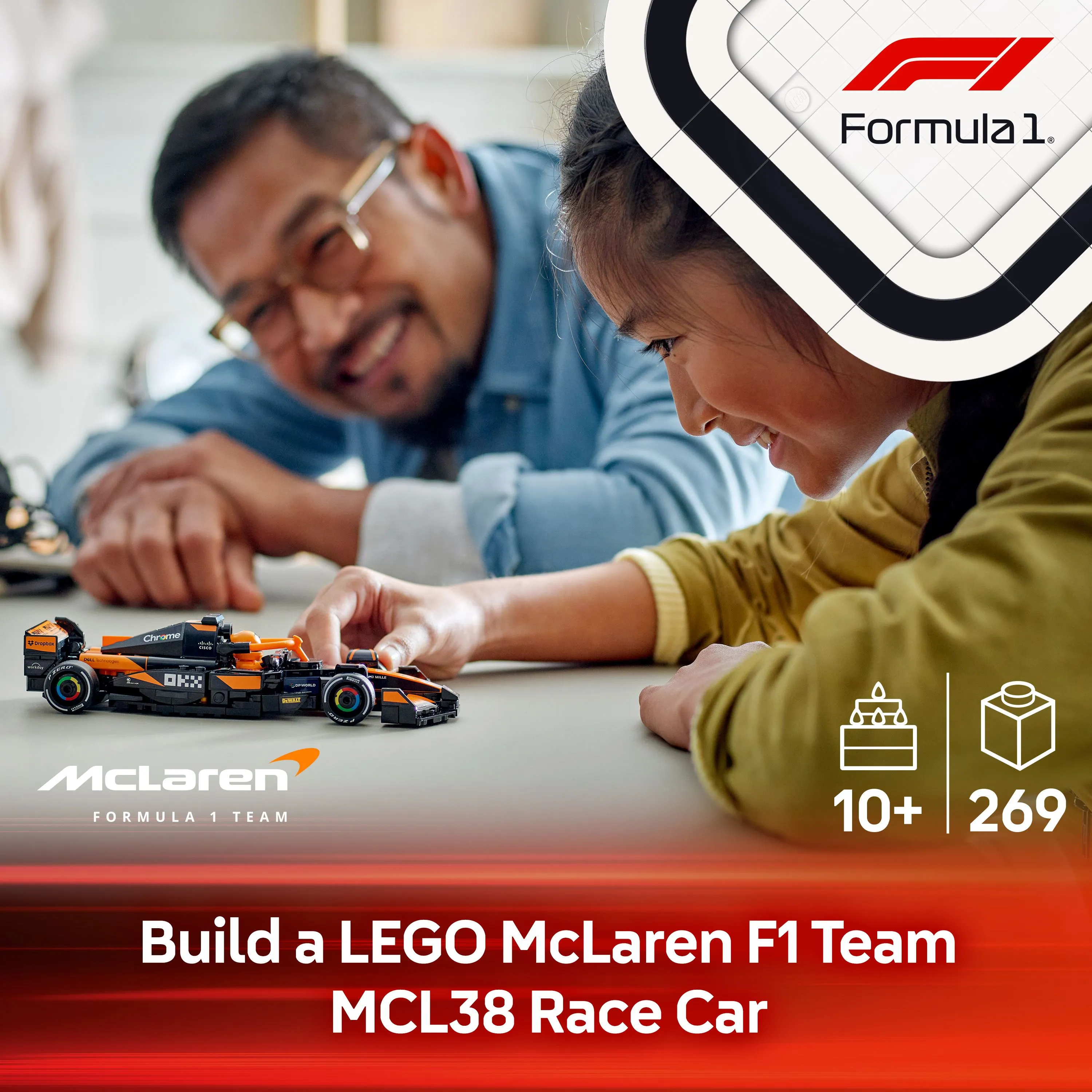 LEGO Speed Champions McLaren F1 Team MCL38 Racerbil 77251