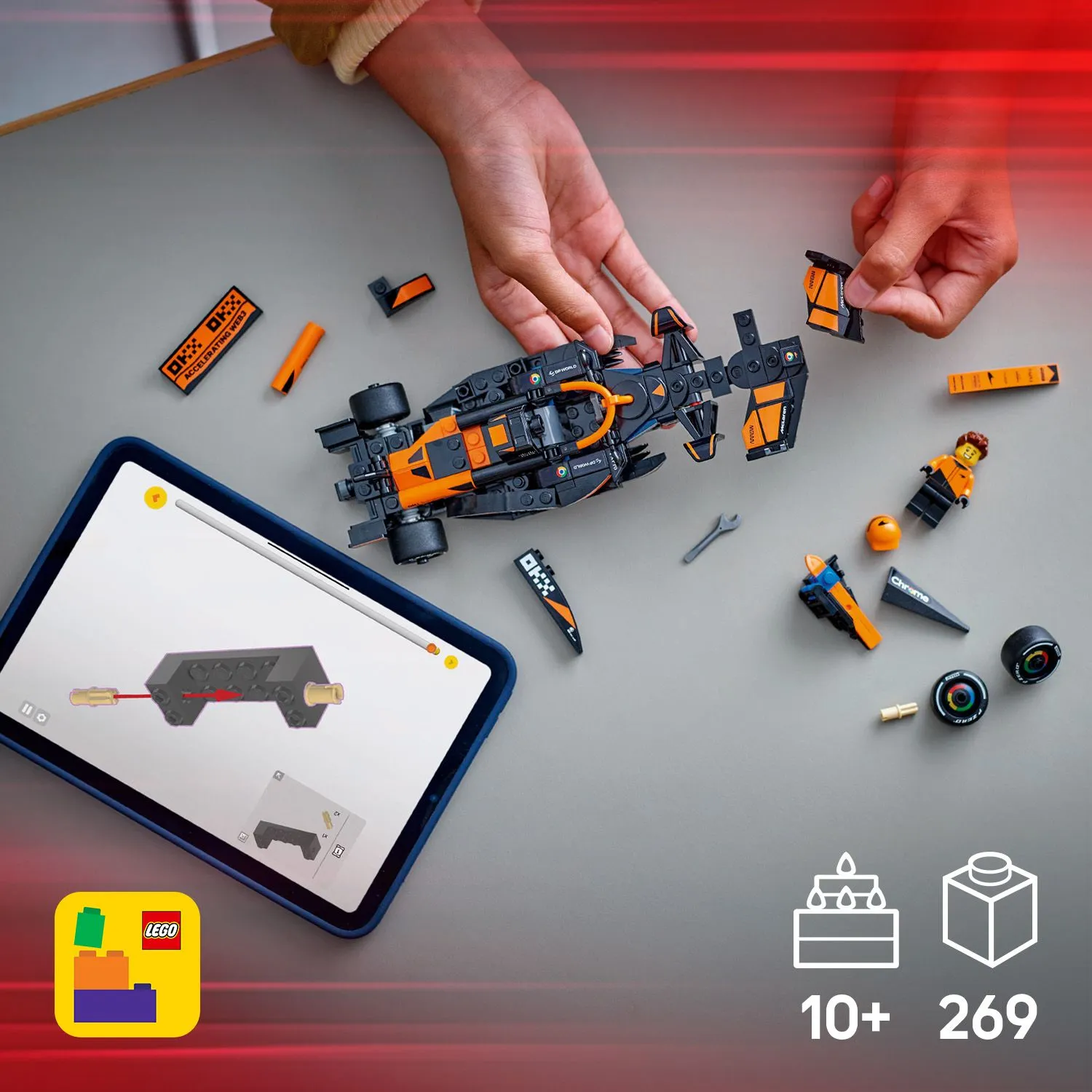 LEGO Speed Champions McLaren F1 Team MCL38 Racerbil 77251