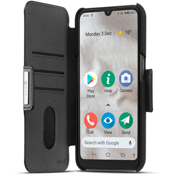 DORO 8110 ECO WALLET CASE BLACK
