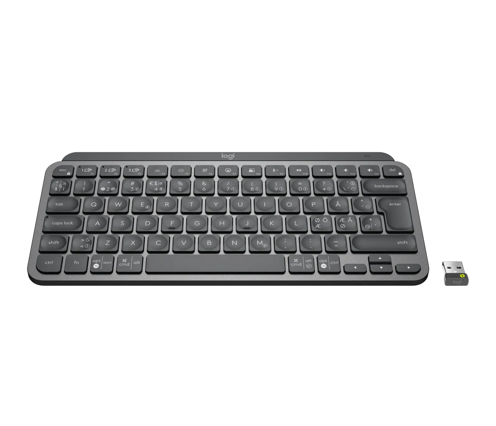 Logitech MX Keys Mini For Business -langaton n&auml;pp&auml;imist&ouml;, grafiitti