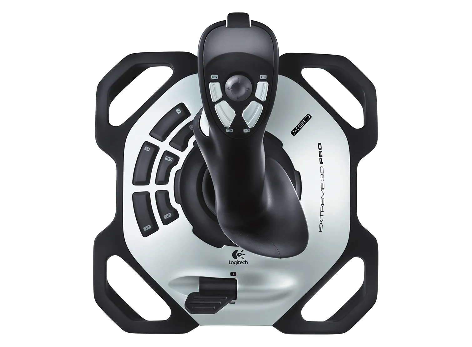 Logitech Extreme 3D Pro - Joystick - 12 painiketta - langallinen malleihin PC