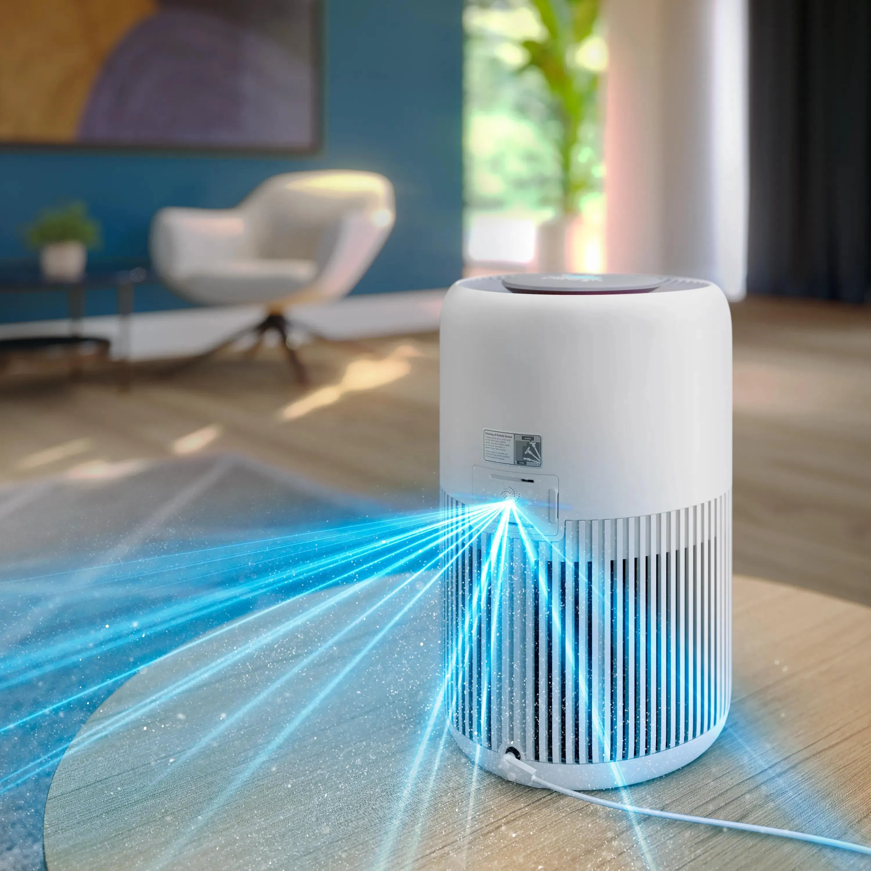 Philips PureProtect Mini 900 Series AC0950/10 Air Purifier, 250 m&sup3;/h, 65 m&sup2;, White