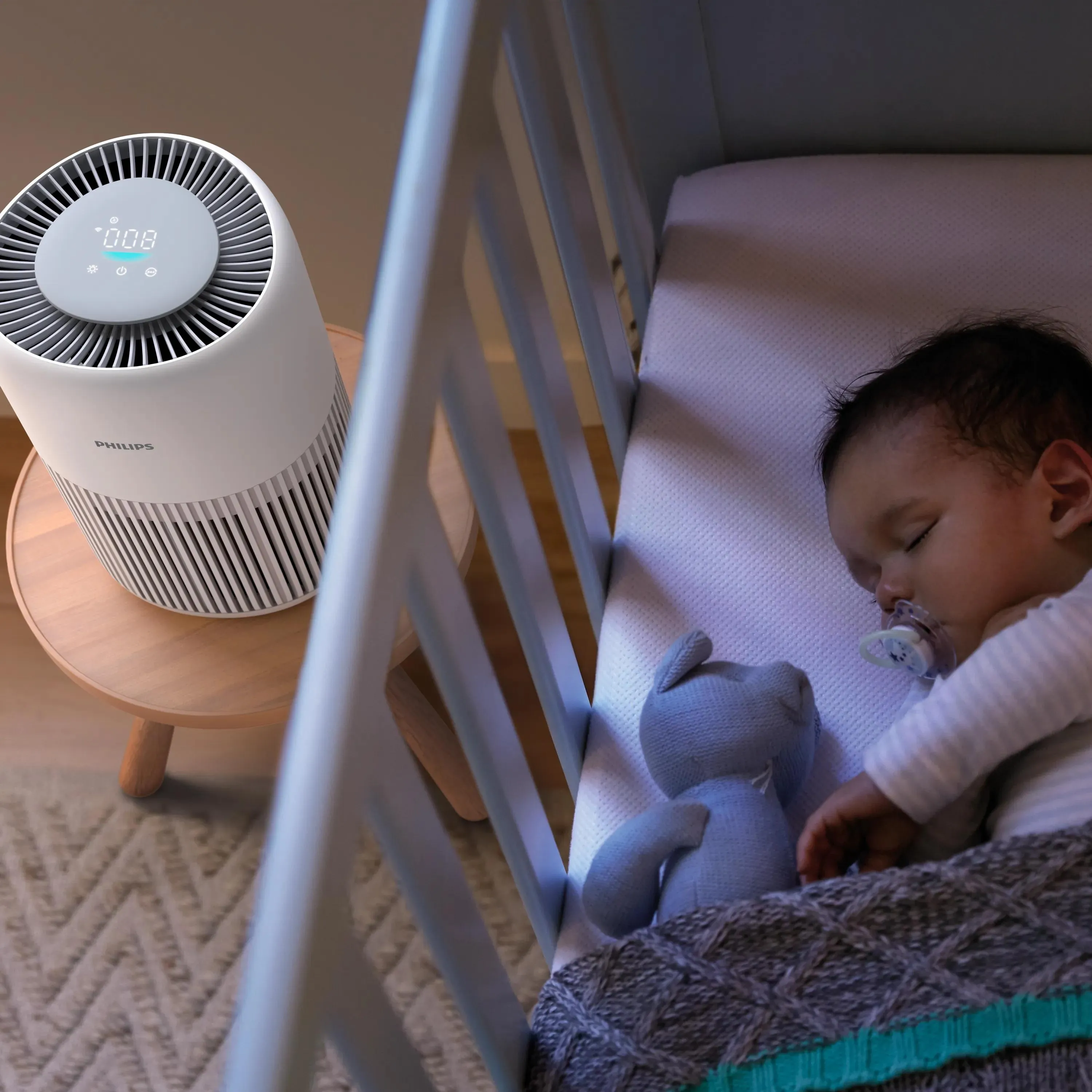 Philips PureProtect Mini 900 Series AC0950/10 Air Purifier, 250 m&sup3;/h, 65 m&sup2;, White