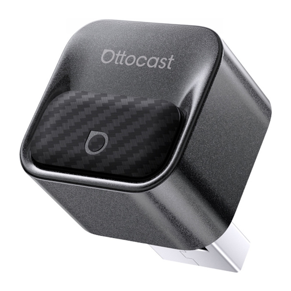 OTTOCAST CA525-T3 Mini Core Wireless CarPlay and Android Auto Adapter, Black