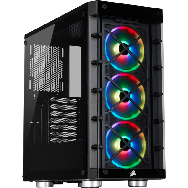 Corsair iCue 465X RGB Black Tempered Glass, Mid-Tower