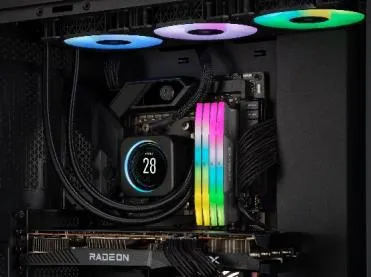Corsair VENGEANCE RGB 32 Gt (2 x 16 Gt) DDR5 5600 MHz, CL40 -muisti, viile&auml;n harmaa (EXPO)