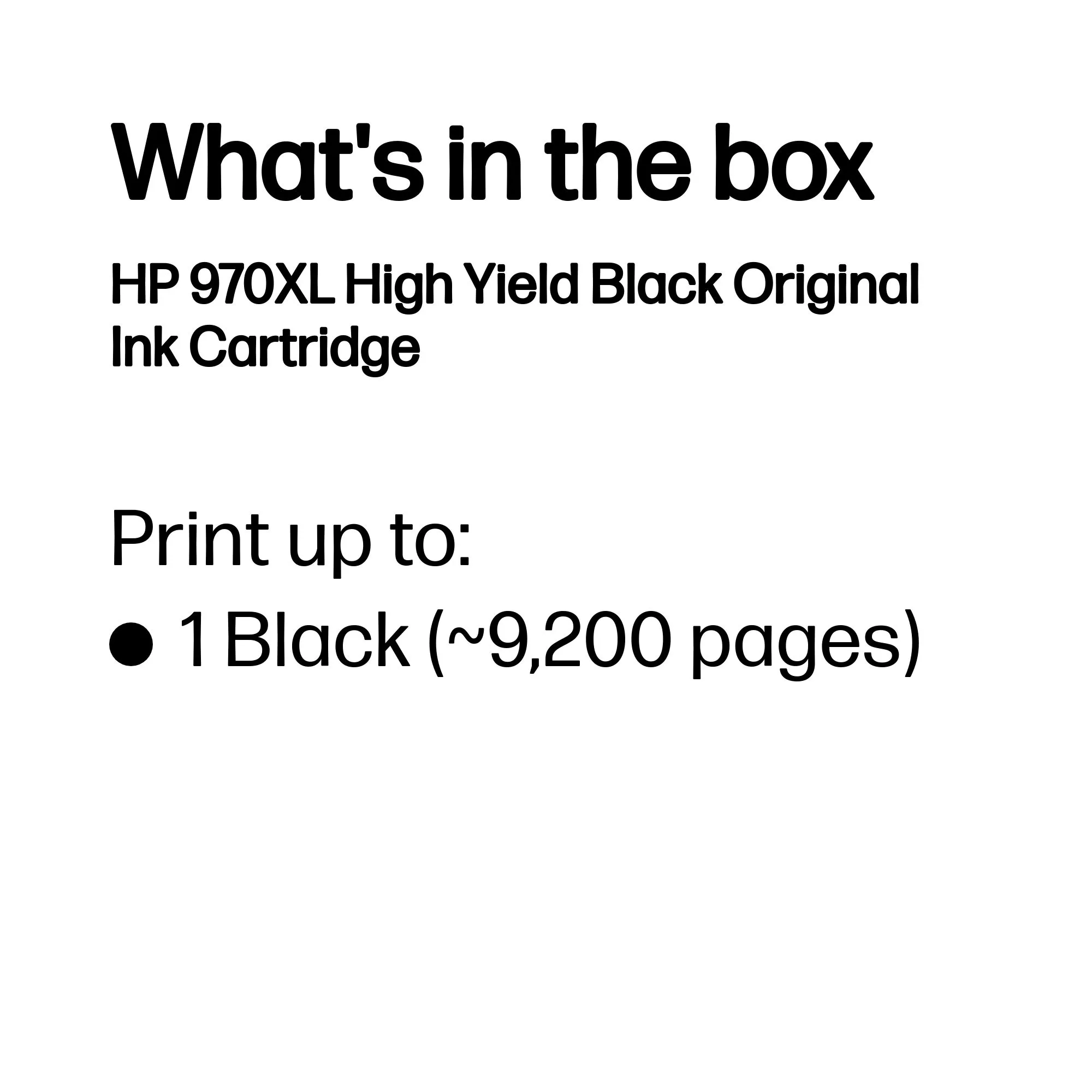 HP 970XL CN625AE ink cartridge, 173.5 ml, Black