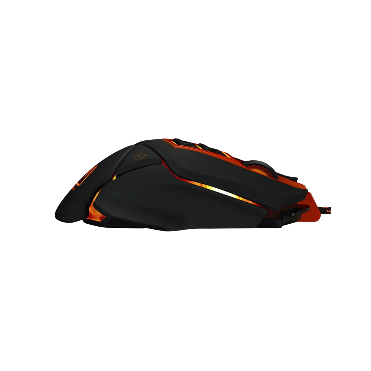 Canyon CND-SGM6N Hazard Wired Gaming Mouse, Black/Orange