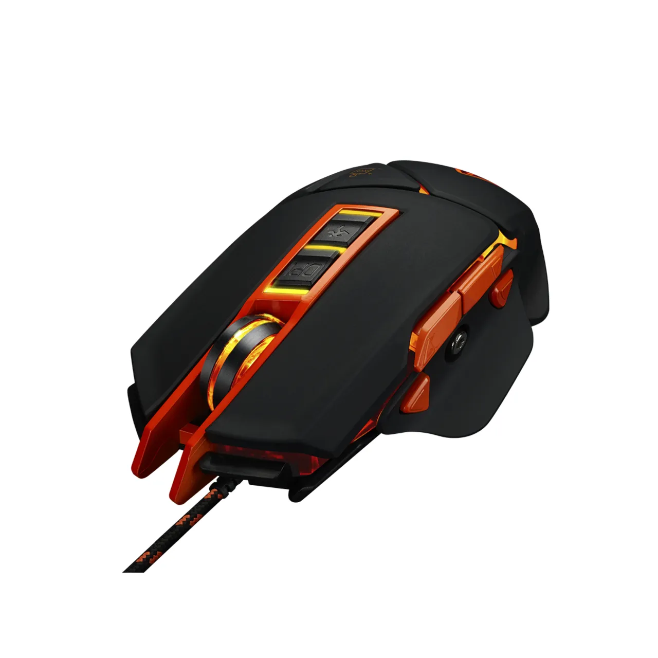 Canyon CND-SGM6N Hazard Wired Gaming Mouse, Black/Orange